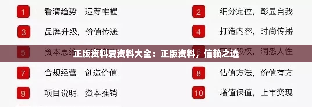 正版资料爱资料大全:正版资料,信赖之选