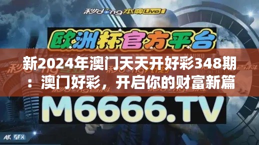 新2024年澳门天天开好彩348期:澳门好彩,开启你的财富新篇章
