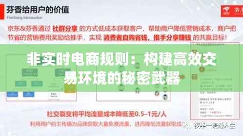 非实时电商规则：构建高效交易环境的秘密武器