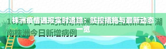 株洲疫情通报实时追踪:防控措施与最新动态一览